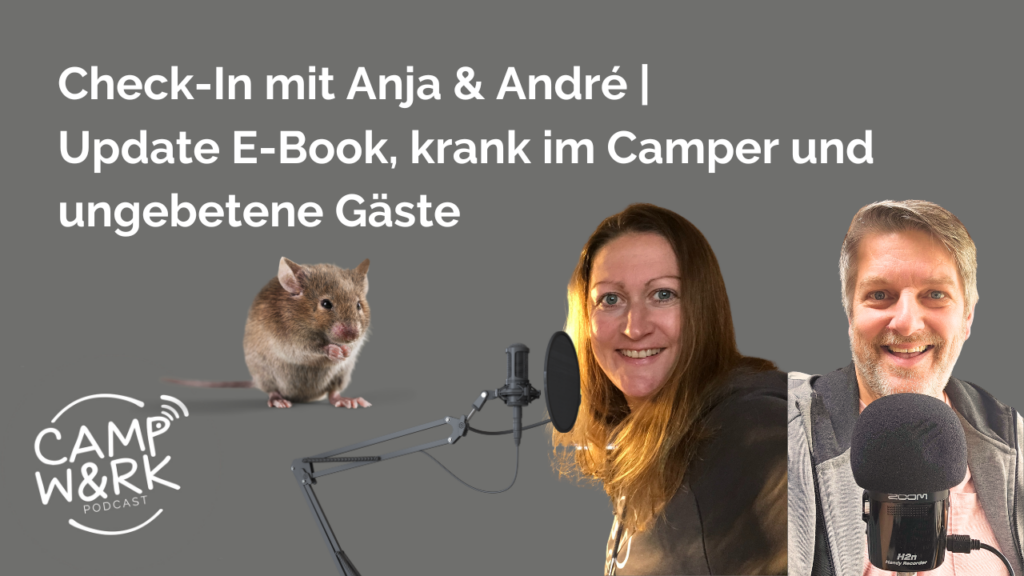 Podcast krank im camper und Mäuse im camper